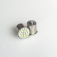 Светодиодная автолампа BA15S P21W 1210SMD*22