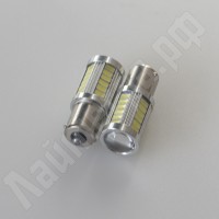 Светодиодная автолампа 12-24 В SMD1156 BA15S 33 5630smd с линзой