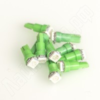 Светодиодная автолампа T5 W2.1W 5050SMD зелёная