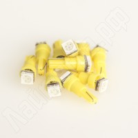 Светодиодная автолампа T5 W2.1W 5050SMD оранжевая