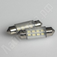 Светодиодная автолампа C5W festoon 42mm 3014SMD*8 в колбе