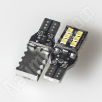 Светодиодная автолампа canbus T15 W16W 6 SMD2835 12В белый