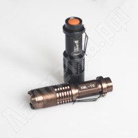 Светодиодный фонарь UltraFire CREE XML T6 черный/бронза